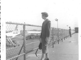 1956 Nov. Ruth at airport.jpg